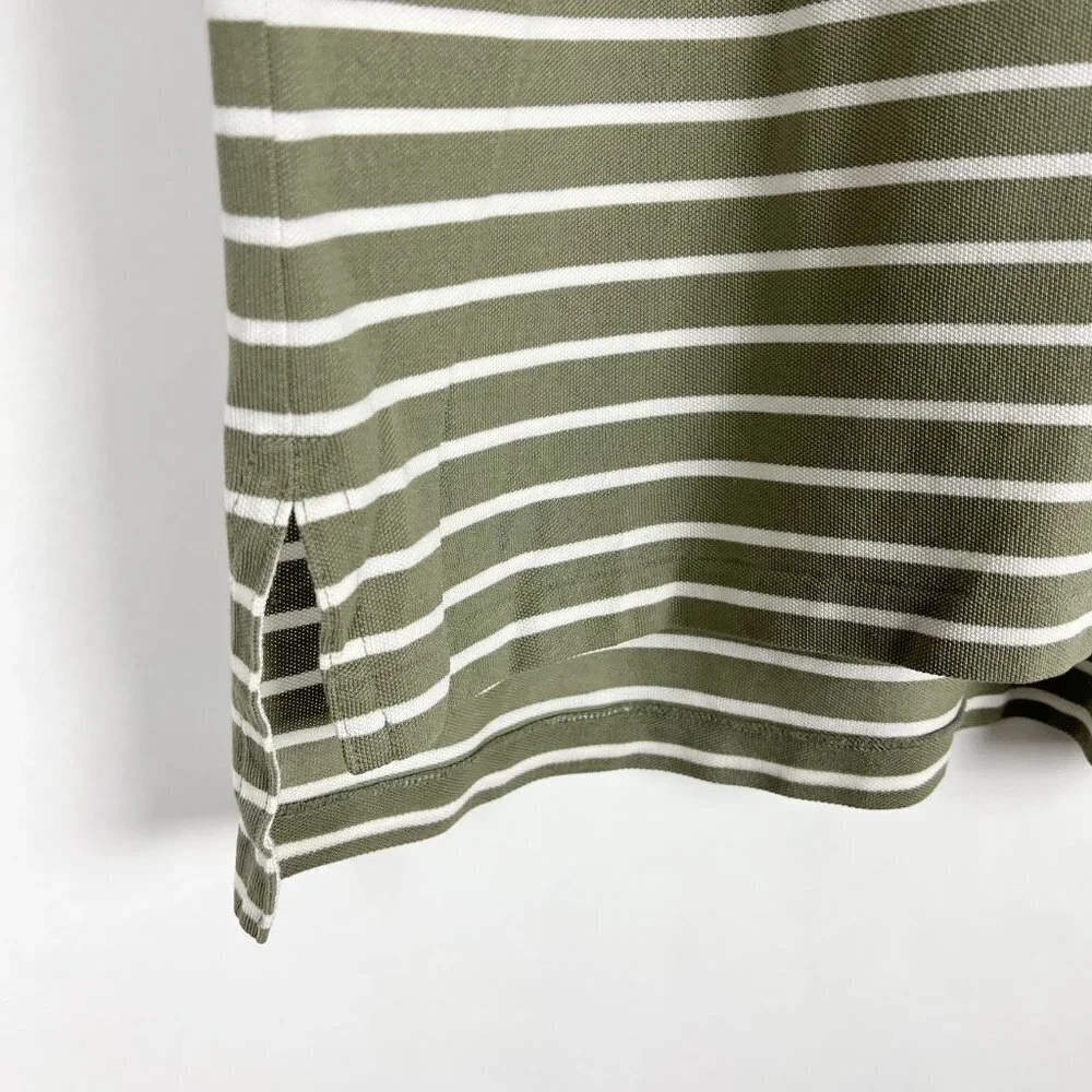 Polo Ralph Lauren Polo Shirt Men's 2XL Big Olive Green White Stripe